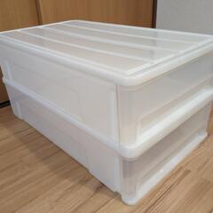 ■　Tenma、収納ケース、衣装ケース、２個セット、山梨県甲斐市の画像