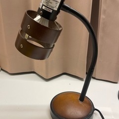 ニトリ　テーブルランプ　Nウッドリング(DBR/BK)