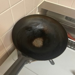 受け渡し予定者あり　中華鍋　セットの画像