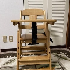澤田木工所　おりたたみ　ハイローチェアの画像