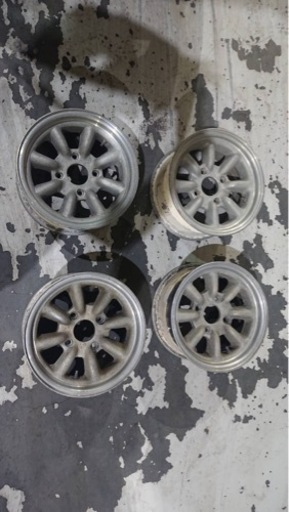 サニトラ用ワタナベ8スポークホイール