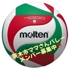 茨木市耳原小学校体育館でママさんバレー部員募集中