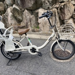 【お譲り先決まりました】ブリヂストン　ビッケ　子供乗せ自転車（電...