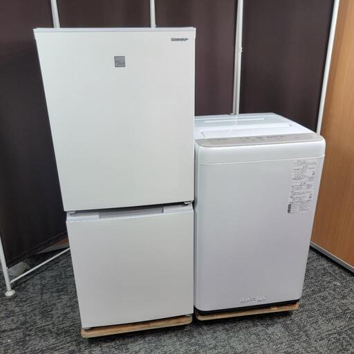 mh売約済み‼️配送設置は無料‼️最新2021年製✨SHARP × Panasonic 家電セット