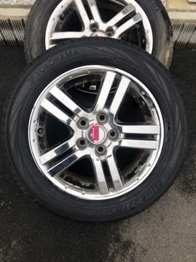 【美品】195/60R16 タイヤ付き純正ホイール4本セット
