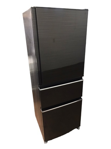 【大幅値下げ/直接引取歓迎！】MITSUBISHI/三菱/ノンフロン冷凍冷蔵庫/3ドア/330L/右開き/ブラウン/家電/2017年製/MR-CX33C-BR （埼玉県川越市）