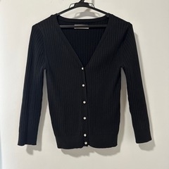 黒カーディガン　レディース