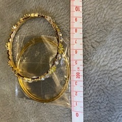 新品未使用‼️ 花柄 バングル セット ファッション アクセサリー ブレスレットの画像