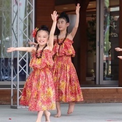 子供フラダンス生徒募集の画像