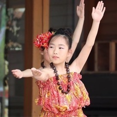 子供フラダンス生徒募集の画像