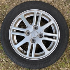 ダイハツ ムーヴ l175s 純正アルミホイール タイヤ新品の画像