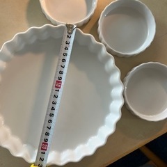 キッシュ皿　タルト小皿　白い皿　生活雑貨 食器 プレートの画像