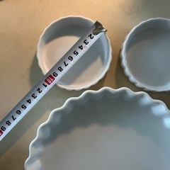 キッシュ皿　タルト小皿　白い皿　生活雑貨 食器 プレートの画像