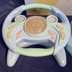 3coins DRIVING SETS ハンドル＆アクセル付き【ほぼ新品】の画像