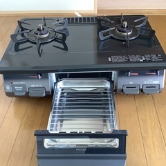 リンナイグリル付きガステーブルの画像