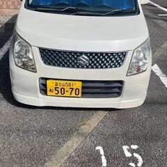 スズキ ワゴンR　車検取り立て即乗り可能です。