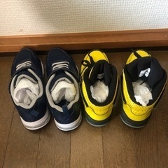 明日朝までの期間限定⭐️美品キッズスニーカー2足　の画像