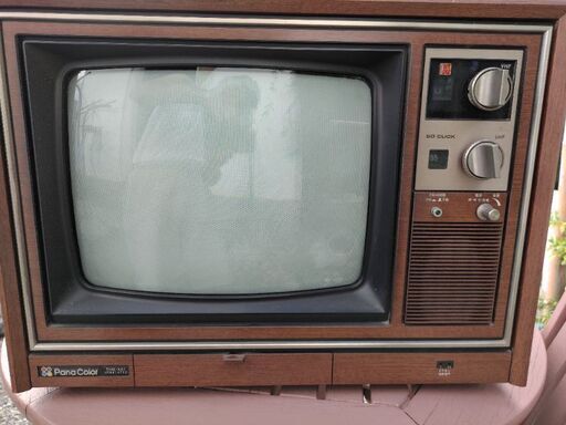 ナショナルパナカラーテレビ　ブラウン管
