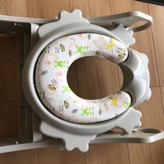カリブ　補助便座　グレー