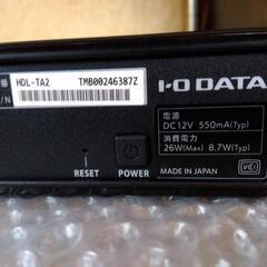 LANDISK/2TB/io-Data/HDL-TA2/中古品/動作品/秋田県/由利本荘市内/取引可能/の画像
