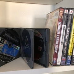 PS2本体+電源コード+コントローラー+ソフトの画像