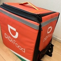 新品に近い　DIDI FOOD 配達用バッグの画像