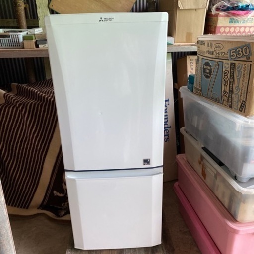 【中古品】家電 キッチン家電 冷蔵庫　MITSUBISHI MR-P15EY-KB 動作確認済