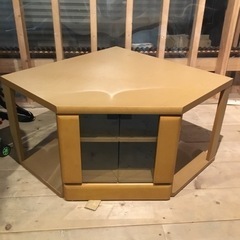 木製 コーナーミント テレビ台 家具 収納  中古