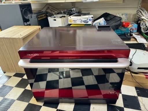 【リサイクルサービス八光】2013年製　シャープ  [ウォーターオーブン HEALSIO（ヘルシオ） プレミアム 30L レッド系 タンク式 2段調理] AX-SP1-R