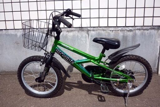 ☆子ども用自転車 ジュニアサイクル 16インチ KENT incognite PRO16series グリーン ブラック カゴ付き 切り替え無し ライト無し 泥除け付き 札幌 北20条店 ☆子ども用自転車 ジュニアサイクル 16インチ KENT incognite