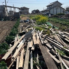 廃材木材釘付バラ