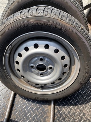 155/65R14タイヤホイール4本セット