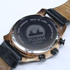 動作品 SEIKO PULSAR VD53-X105 クロノグラフ 24時間針 ブラック クオーツ式 セイコー パルサー 札幌市 清田区 平岡 Ｔの画像