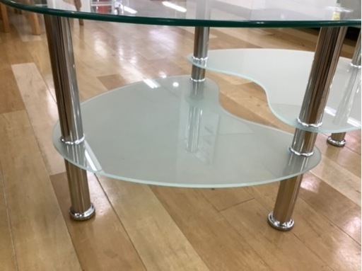 【トレファクラパーク岸和田店】ガラストップのローテーブルが入荷致しました。