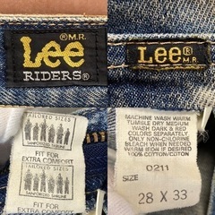 服/ファッション ジーンズ/デニム レディースメンズLeeの画像