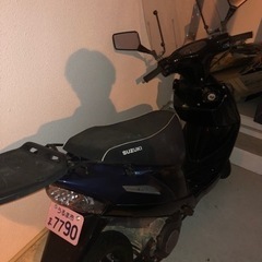 バイク　　アドレスv125の画像
