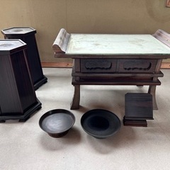 創価学会　日蓮宗　仏具　経机等　引き取り限定