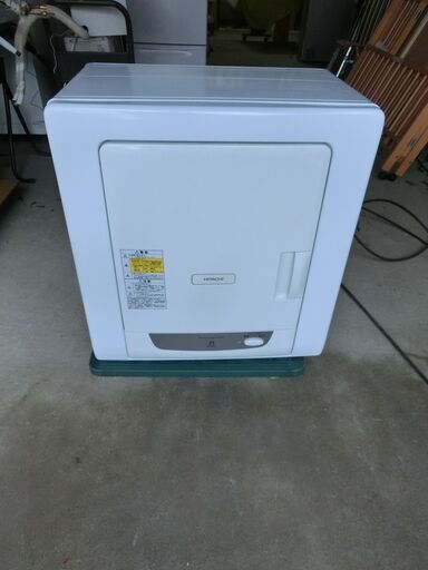 HITACHI 日立 これっきりボタン 除湿形電気衣類乾燥機 3.5kg DE-N35FY ピュアホワイ 2014年製