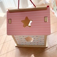 【知育おもちゃ】キリンのソフィー　ソーティングハウス木の玩具　型はめの画像