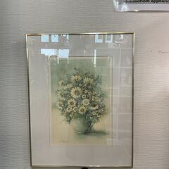 リトグラフ　アルフォリオモジュリー　野の花
