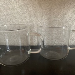 さしあげます、無印、耐熱マグカップセット