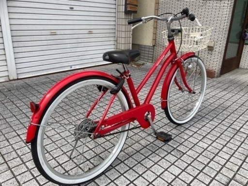 【22インチ子供車】変速なし　美品❗️使用少ない❗️新品ブリヂストンタイヤ使用　大型ヘッドライト付　若林自転車　浜大津店　SALE中❗️