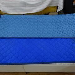 現状品 インナーマット キャンプラボ 198㎝×145㎝ イスカ 青色 ヴィンテージ キャンプ アウトドア ISUKA テント 西岡店の画像