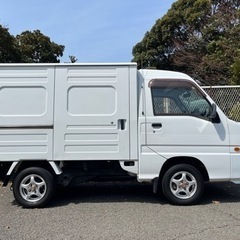 平成17年 サンバートラック 赤帽 パネルバンTV1 2WD MT AC 走行33.4万キロ 車検対応可の画像