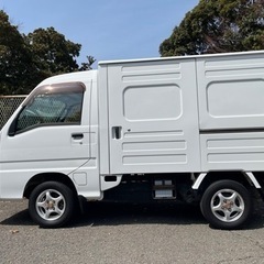 平成17年 サンバートラック 赤帽 パネルバンTV1 2WD MT AC 走行33.4万キロ 車検対応可の画像