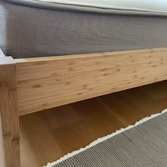 IKEA KONGSHUS コングスフース　ダブルベッドフレーム　ベッドベース付の画像