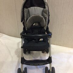 ●179●ベビーカー　グレコ　GRACO　シティスポーツ　ドリンクホルダー付きポーチ付き　キャンキャンブラック　赤ちゃん　散歩　移動　軽量の画像