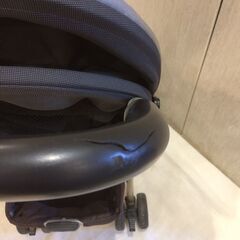 ●179●ベビーカー　グレコ　GRACO　シティスポーツ　ドリンクホルダー付きポーチ付き　キャンキャンブラック　赤ちゃん　散歩　移動　軽量の画像