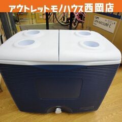クーラーボックス 約45L ラバーメイド キャリー付き ブルー系...