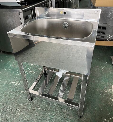 ☆アズマ 1槽シンク w600×d450×h800+90mmサイズ KP1-600☆